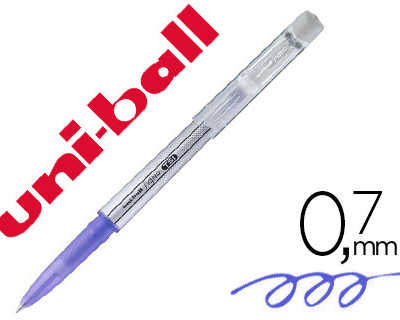 roller-uniball-tsi-encre-gel-e-ffacable-pointe-moyenne-traca-0-7mm-coloris-violet