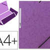 CHEMISE Q-CONNECT CARTE LUSTRA E 375G POUR DOCUMENTS A4 320X243MM 3 RABATS COLORIS VIOLET CHEMISE Q-CONNECT CARTE LUSTRA E 375G POUR DOCUMENTS A4 320X243MM 3 RABATS COLORIS VIOLET