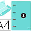CLASSEUR LIDERPAPEL ANTARTIK 4 ANNEAUX RONDS 25MM A4 CARTON REMBORDÉ FEUILLETS MOBILES Q5X5 COLORIS MENTHE CLASSEUR LIDERPAPEL ANTARTIK 4 ANNEAUX RONDS 25MM A4 CARTON REMBORDÉ FEUILLETS MOBILES Q5X5 COLORIS MENTHE
