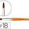 PINCEAU RAPHAOL POILS DE PONEY N°18 MANCHE COURT LAQUA ORANGE VIROLE NICKELA PINCEAU RAPHAOL POILS DE PONEY N°18 MANCHE COURT LAQUA ORANGE VIROLE NICKELA