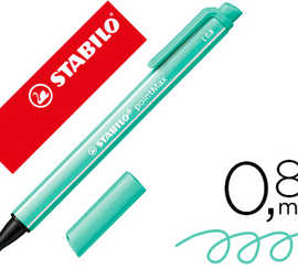 stylo-feutre-stabilo-pointmax-pointe-moyenne-nylon-trac-0-8mm-coloris-vert-de-glace