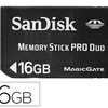 CARTE MÉMOIRE SANDISK PRO DUO PHOTO 16GB CARTE MÉMOIRE SANDISK PRO DUO PHOTO 16GB