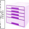 MODULE CLASSEMENT LEITZ WOW 5 TIROIRS POLYSTYRÈNE 287X270X363MM COLORIS VIOLET MÉTALLISÉ MODULE CLASSEMENT LEITZ WOW 5 TIROIRS POLYSTYRÈNE 287X270X363MM COLORIS VIOLET MÉTALLISÉ