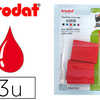 RECHARGE TAMPON TRODAT 4928/49 58/4928T ROUGE BLISTER 3 UNITAS RECHARGE TAMPON TRODAT 4928/49 58/4928T ROUGE BLISTER 3 UNITAS