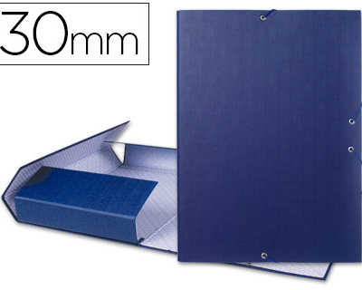 bo-te-classement-carton-liderpapel-1-9mm-projets-paper-coat-250x250mm-documents-a4-dos-30mm-coloris-bleu