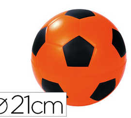 ballon-de-football-plastico-rototech-en-mousse-diam-tre-210mm-coloris-rouge-noir