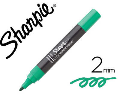 marqueur-sharpie-permanent-m15-pointe-ogive-vert