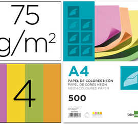 papier-couleur-naon-liderpapel-multifonction-a4-75g-4-coloris-assortis-naons-jaune-orange-rose-vert-500f