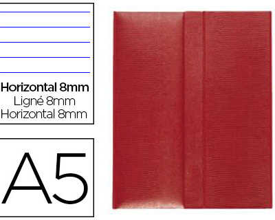 cahier-note-carpentras-l-zard-a5-14-8x21cm-coloris-rouge