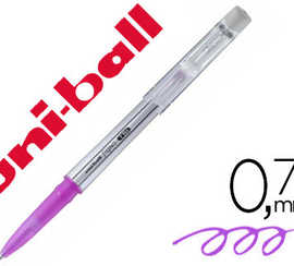 roller-uniball-tsi-encre-gel-e-ffacable-pointe-moyenne-traca-0-7mm-coloris-rose