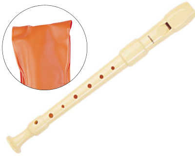 fl-te-bec-hohner-plastique-9516-soprano-2-pi-ces-housse-orange