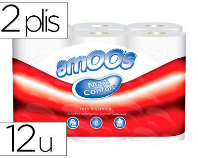 papier-hygianique-amoos-domest-ique-2-plis-20m-paquet-12-rouleaux