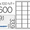 ATIQUETTE ADHASIVE AVERY LASER ACOLOGIQUE ENVELOPPES CLASSIQUES 99.1X33.9MM BOÎTE 1600 UNITAS ATIQUETTE ADHASIVE AVERY LASER ACOLOGIQUE ENVELOPPES CLASSIQUES 99.1X33.9MM BOÎTE 1600 UNITAS