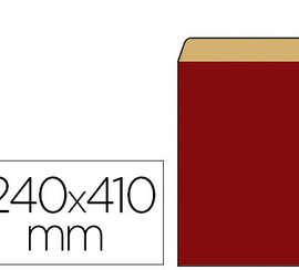 pochette-kraft-verga-60g-240x7-0x410mm-coloris-rouge