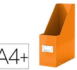 porte-revues-leitz-click-store-polypropyl-ne-plastifie-103x330x253mm-porte-tiquette-coloris-orange