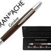 STYLO-BILLE CARAN D'ACHE ALCHE MIX BOUTON PRESSOIR CORPS BOIS WENGE POINTE CONIQUE MOYENNE ÉTUI METALLISÉ STYLO-BILLE CARAN D'ACHE ALCHE MIX BOUTON PRESSOIR CORPS BOIS WENGE POINTE CONIQUE MOYENNE ÉTUI METALLISÉ