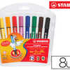 FEUTRE COLORIAGE STABILO TRIO SCRIBBI TRIANGULAIRE ENCRE LAVABLE POINTE AMORTISSEUR INCASSABLE 8 COULEURS POCHETTE 8U FEUTRE COLORIAGE STABILO TRIO SCRIBBI TRIANGULAIRE ENCRE LAVABLE POINTE AMORTISSEUR INCASSABLE 8 COULEURS POCHETTE 8U