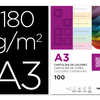 PAPIER CARTONNÉ LIDERPAPEL A3 180G/M2 UNICOLORE NOIR PAQUET 100F PAPIER CARTONNÉ LIDERPAPEL A3 180G/M2 UNICOLORE NOIR PAQUET 100F