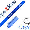 ROLLER PAPER MATE INKJOY GEL 6 00ST POINTE MOYENNE 0.7MM COLORIS BLEU