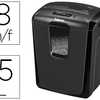 DESTRUCTEUR FELLOWES M-8C VITE SSE 4.3MIN COUPE CROISAE 4X50MM A4 CONFIDENTIEL DATRUIT AGRAFES CB 15L 310X244X378MM