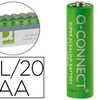 PILE Q-CONNECT ALCALINE AA LR6 CAPACITA 1.5V PACK 20 UNITAS PILE Q-CONNECT ALCALINE AA LR6 CAPACITA 1.5V PACK 20 UNITAS