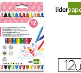 feutre-coloriage-liderpapel-du-o-2-pointes-fibre-5mm-et-2-5mm-longueur-acriture-800m-bo-te-carton-12-unitas