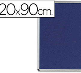 tableau-q-connect-affichage-mu-ral-cadre-aluminium-feutrine-fond-bleu-accessoires-fixation-inclus-120x90x3cm