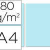 PAPIER COULEUR LIDERPAPEL MULTIFONCTION A4 80G/M2 UNICOLORE BLEU CIEL PAQUET 100 FEUILLES PAPIER COULEUR LIDERPAPEL MULTIFONCTION A4 80G/M2 UNICOLORE BLEU CIEL PAQUET 100 FEUILLES
