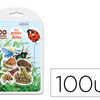 GOMMETTES LES PETITES BÊTES DU JARDIN 100 UNITÉS GOMMETTES LES PETITES BÊTES DU JARDIN 100 UNITÉS