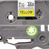 Brother TZES621 Ruban 9mm noir/jaune 8M Brother TZES621 Ruban 9mm noir/jaune 8M