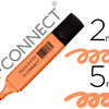 SURLIGNEUR Q-CONNECT PASTEL TR ACA 2/5 MM POINTE BISEAUTAE COLORIS ORANGE