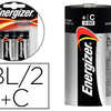 PILE ENERGIZER ALCALINE POWER I.C.E. LR14 TAILLE C BLISTER 2 UNITAS