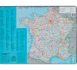 40x53cm Esselte Sous mains carte de France