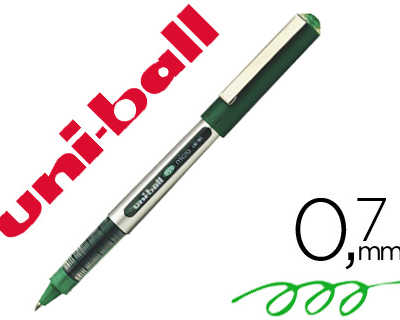 roller-uniball-eye-micro-ub-150-pointe-micro-conique-moyenne-0-5mm-capuchon-encre-liquide-visible-couleur-vert