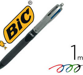 stylo-bille-bic-4-couleurs-gri-p-pro-pointe-moyenne-encre-classique-ratractable-rechargeable-4-couleurs-standard