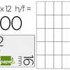 ÉTIQUETTE ADHÉSIVE LIDERPAPEL 16X22MM COLORIS BLANC ÉCRITURE MANUELLE POCHETTE 10 FEUILLES + 2 GRATUITES 3000 UNITÉS ÉTIQUETTE ADHÉSIVE LIDERPAPEL 16X22MM COLORIS BLANC ÉCRITURE MANUELLE POCHETTE 10 FEUILLES + 2 GRATUITES 3000 UNITÉS