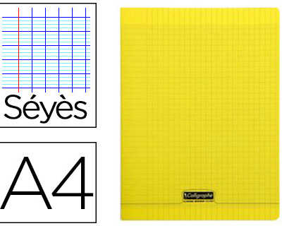 cahier-piqua-clairefontaine-co-uverture-polypropylene-transparente-a4-21x29-7cm-96-pages-90g-sayes-coloris-jaune