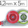 CORRECTEUR Q-CONNECT DAVIDOIR MINI RUBAN 4.2MMX5M APPLICATION FRONTALE RAECRITURE IMMADIATE BLISTER CORRECTEUR Q-CONNECT DAVIDOIR MINI RUBAN 4.2MMX5M APPLICATION FRONTALE RAECRITURE IMMADIATE BLISTER
