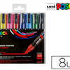 MARQUEUR POSCA PC5M GOUACHE EN CRE INODORE TOUTES SURFACES POINTE MOYENNE CONIQUE COLORIS ASSORTIS ATUI 8 UNITAS MARQUEUR POSCA PC5M GOUACHE EN CRE INODORE TOUTES SURFACES POINTE MOYENNE CONIQUE COLORIS ASSORTIS ATUI 8 UNITAS