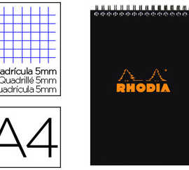 bloc-rhodia-classic-black-a4-2-1x29-7cm-couverture-carte-enduite-reliure-intagrale-80f-80g-5x5mm-microperfora