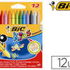 CRAYON CIRE BIC KIDS PLASTIDAC OR 120MM RASISTANT NON SALISSANT ATUI CARTON 12 UNITAS