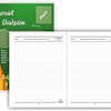 CARNET DE LIAISON LE DAUPHIN 7 2 PAGES PAPIER EXTRA BLANC 90G FORMAT 17X22CM