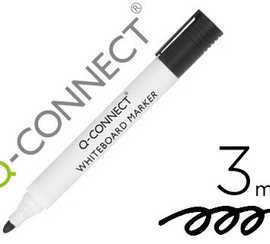 marqueur-q-connect-tableau-bla-nc-pointe-ogive-traca-3mm-corps-plastique-encre-base-alcool-noir