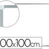 TABLEAU BLANC Q-CONNECT MALAMI NA CADRE ALUMINIUM MAT COINS ARRONDIS MARQUEURS SPACIAUX FIXATION MUR 200X100CM TABLEAU BLANC Q-CONNECT MALAMI NA CADRE ALUMINIUM MAT COINS ARRONDIS MARQUEURS SPACIAUX FIXATION MUR 200X100CM