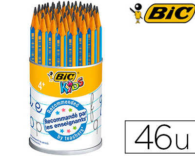 crayon-bic-kids-graph-ergo-beginner-evolution-mine-hb-4mm-pot-46-unit-s