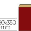 POCHETTE KRAFT VERGA 60G 180X6 0X350MM COLORIS ROUGE POCHETTE KRAFT VERGA 60G 180X6 0X350MM COLORIS ROUGE