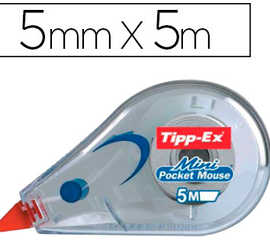 correcteur-tipp-ex-mini-pocket-mouse-d-vidoir-mini-ruban-5mmx5m-correction-instantan-e-corps-transparent