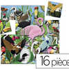 PUZZLE MAGNÉTIQUE 28X28CM 16 PIÈCES CARRÉES 7X7CM THÈME OISEAUX DÈS 4 ANS PUZZLE MAGNÉTIQUE 28X28CM 16 PIÈCES CARRÉES 7X7CM THÈME OISEAUX DÈS 4 ANS