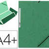 CHEMISE Q-CONNECT CARTE LUSTRA E 375G POUR DOCUMENTS A4 320X243MM 3 RABATS COLORIS VERT CHEMISE Q-CONNECT CARTE LUSTRA E 375G POUR DOCUMENTS A4 320X243MM 3 RABATS COLORIS VERT