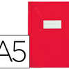PROTEGE-CAHIER ELBA STRONG LIN E PVC CRISTAL 15/100E SANS PHTALATES COINS RENFORCAS A5+ 170X220MM COLORIS ROUGE OPAQUE PROTEGE-CAHIER ELBA STRONG LIN E PVC CRISTAL 15/100E SANS PHTALATES COINS RENFORCAS A5+ 170X220MM COLORIS ROUGE OPAQUE